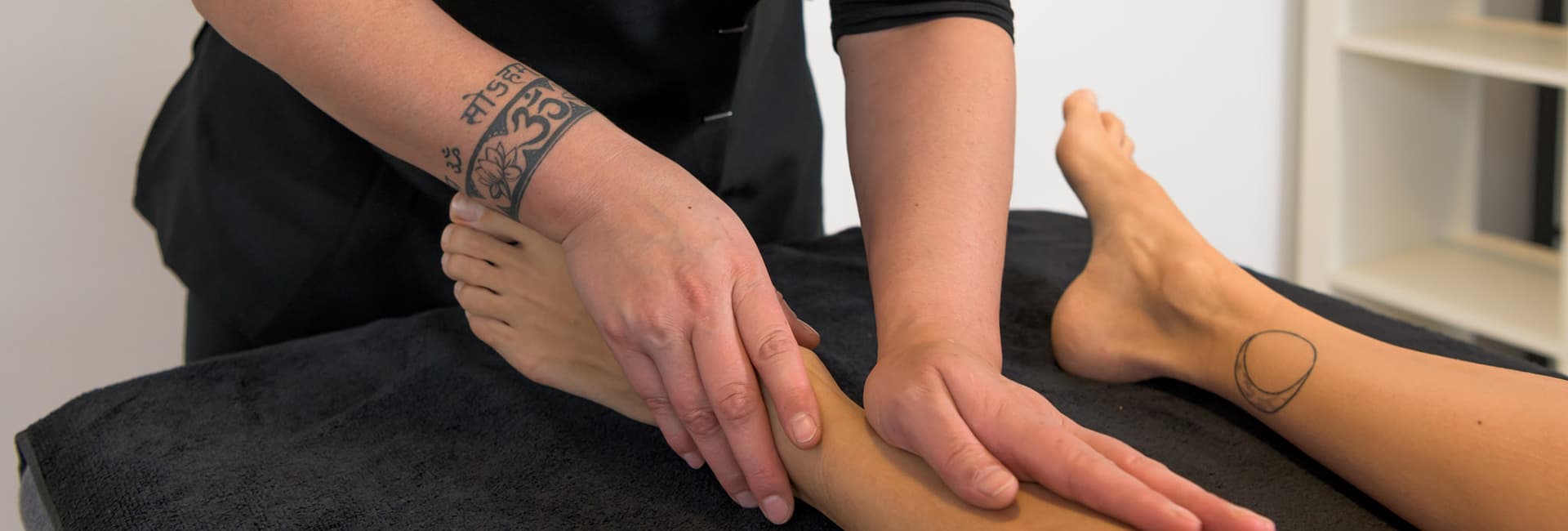 Tuina Ontspanningsmassage - in uitvoering